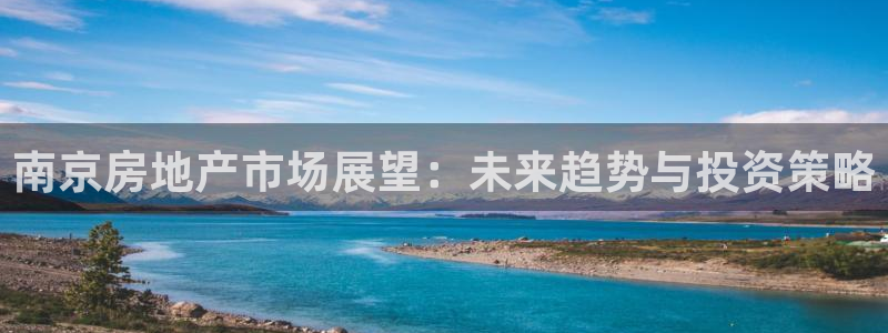 新宝5如何注册：南京房地产市场展望：未来趋势与投资策略