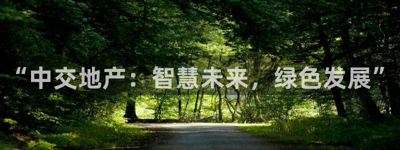 新宝5网址：“中交地产：智慧未来，绿色发展”