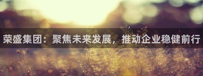 新宝5手机平台登陆：荣盛集团：聚焦未来发展，推动企业稳健前行