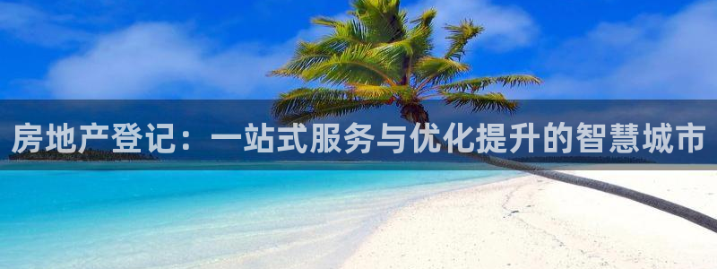 新宝5测速登陆：房地产登记：一站式服务与优化提升的智慧城市