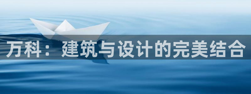 新宝5寻33 300球：万科：建筑与设计的完美结合