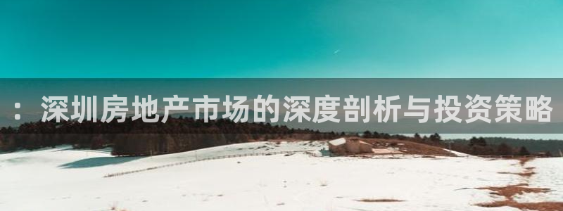新宝 5测速：：深圳房地产市场的深度剖析与投资策略