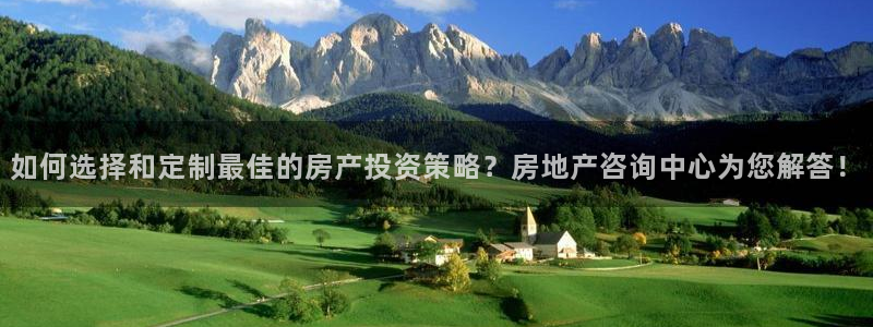新宝5下载：如何选择和定制最佳的房产投资策略？房地产咨询中心