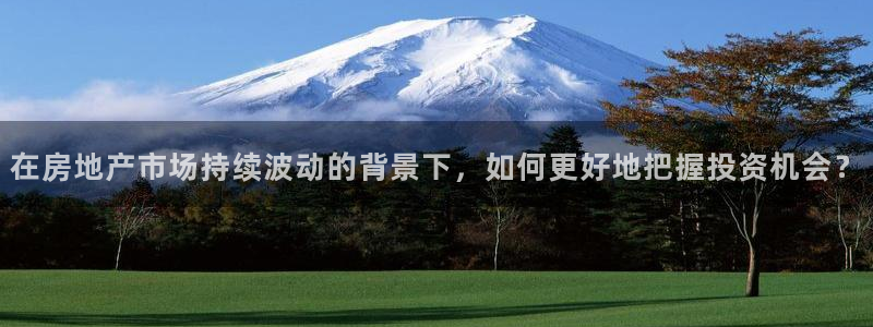 新宝5登录地址：在房地产市场持续波动的背景下，如何更好地把握